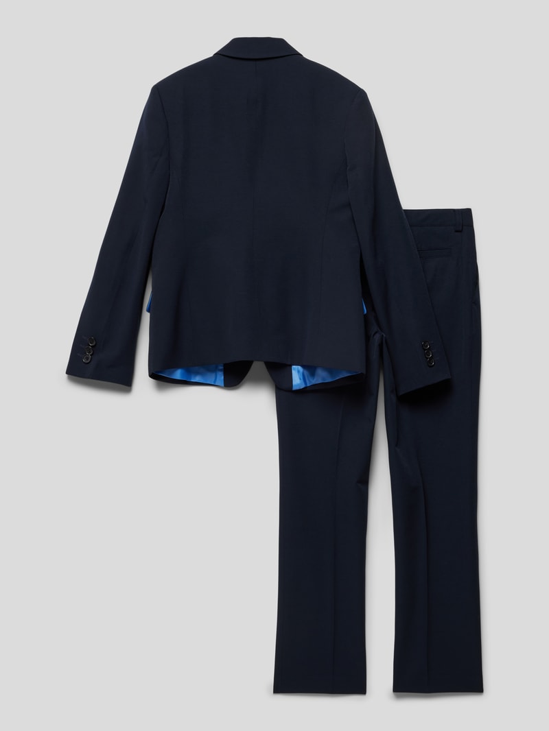 Anzug mit 2-Knopfleiste in marineblau