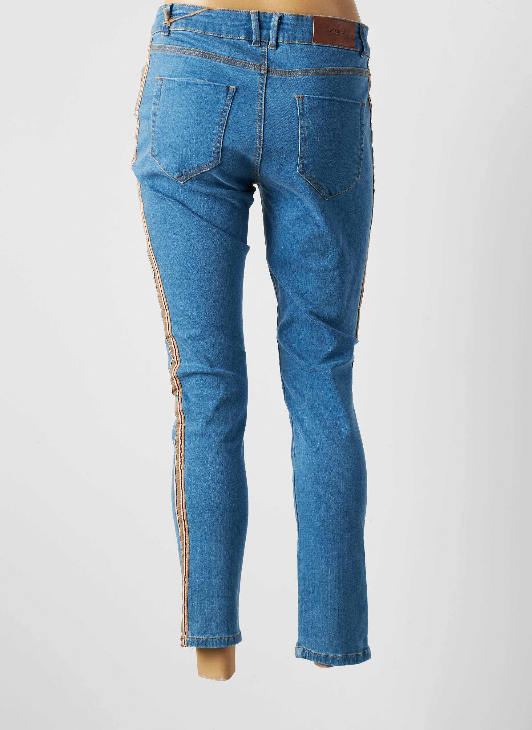 Carla Kops Jeans Coupe Slim Femme couleur bleu