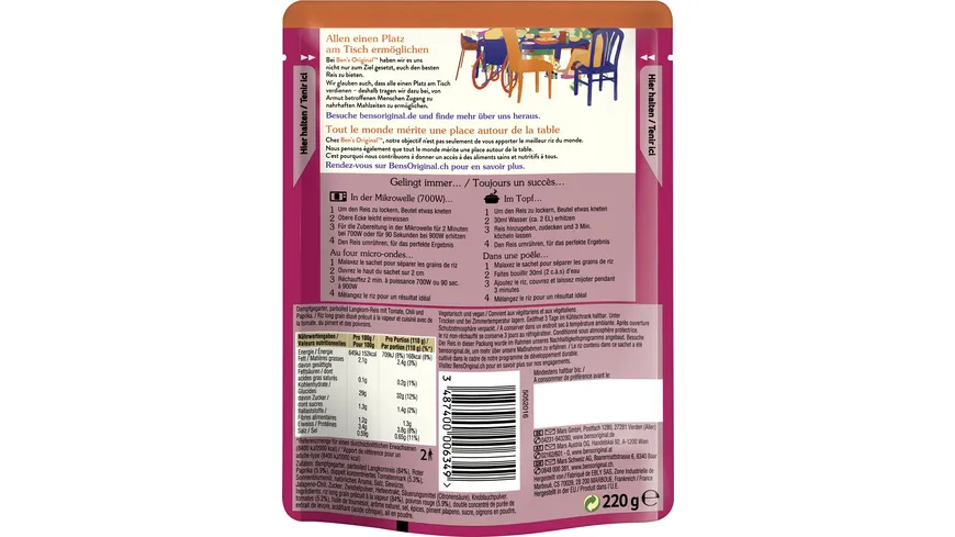 Ben's Orininal™ Express Mexikanisch 220 g