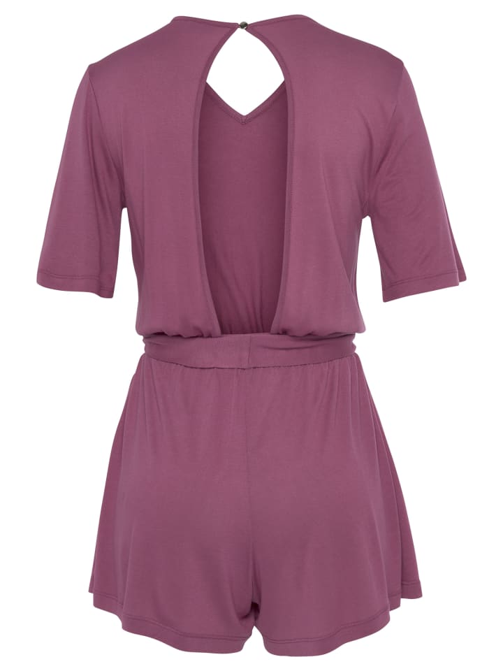 Buffalo Kurzoverall in mauve günstig kaufen