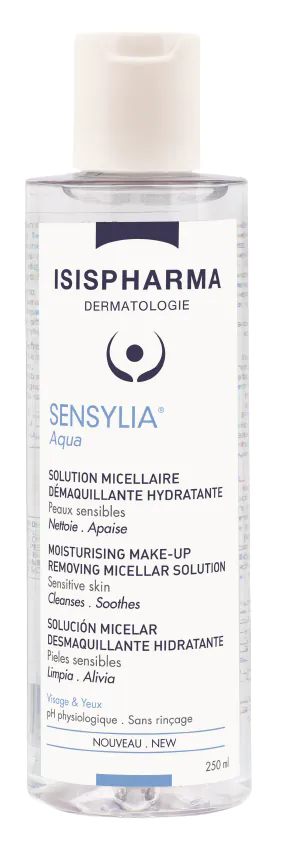 Isispharma Sensylia Aqua drėkinamasis ir valomasis micelinis skystis jautriai, dehidratuotai odai, 250 ml