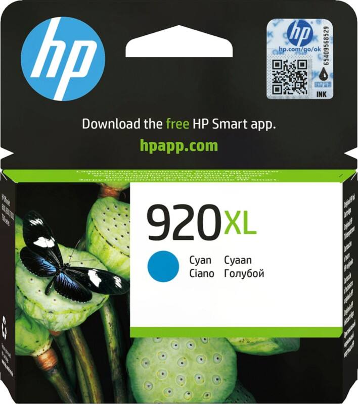 HP 920XL Original Tintenpatrone CD972AE Cyan