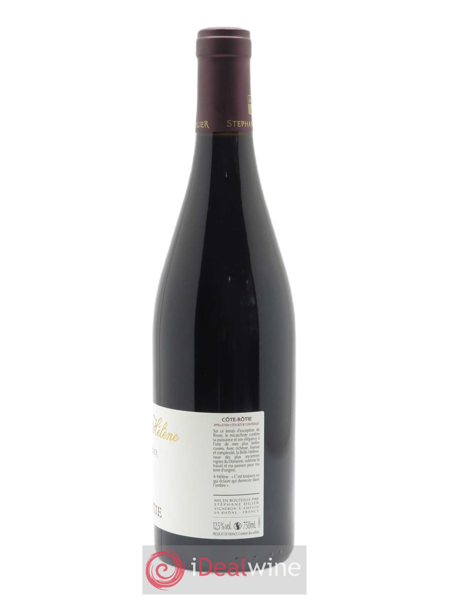 Côte-Rôtie La Belle Hélène Michel et Stéphane Ogier  2013 - Lot de 1 Bouteille