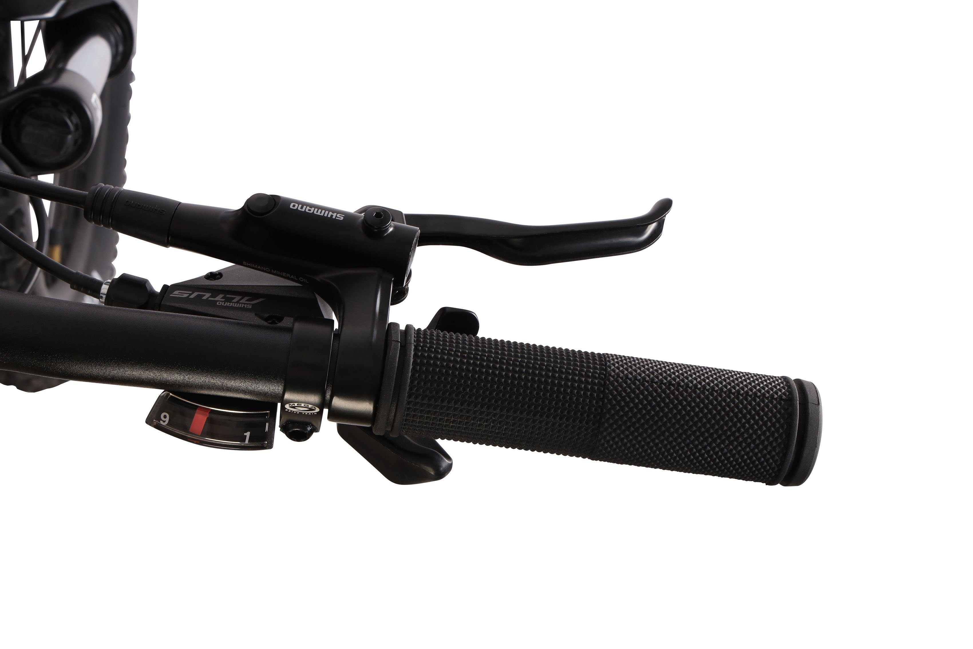 Maxtron E-Bike MT 15X, 9 Gang Shimano Alivio Schaltwerk, Kettenschaltung, Mittelmotor, 461 Wh Akku