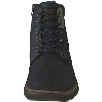 Rieker Schnürstiefelette in blau