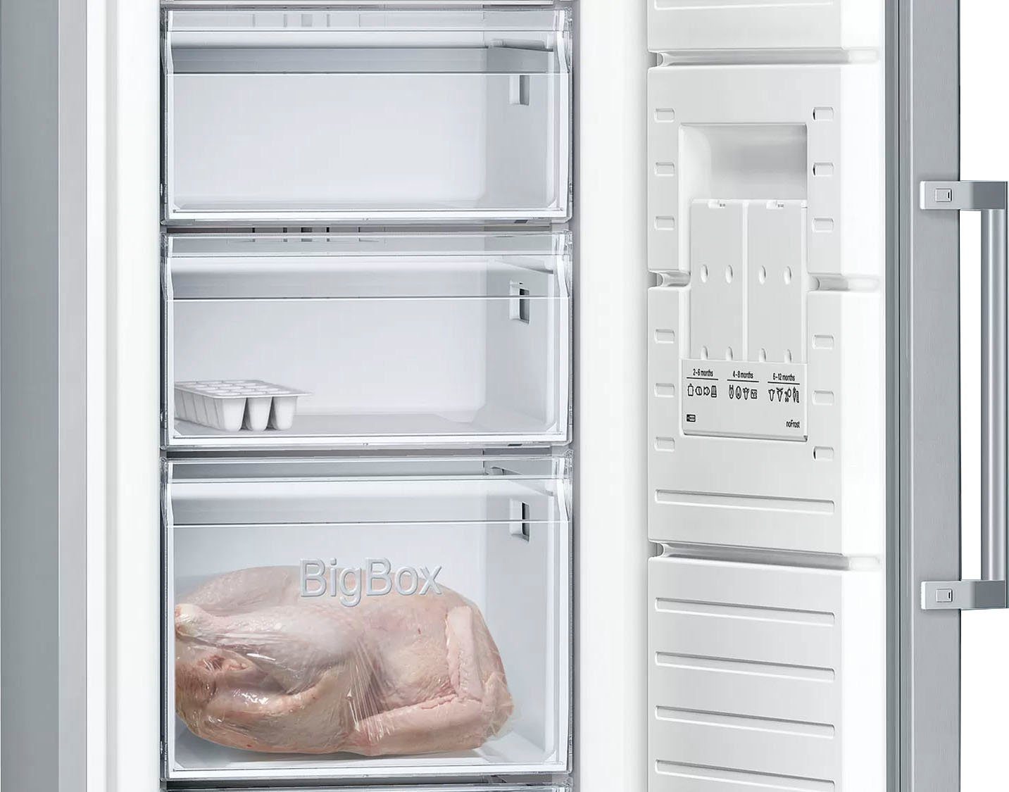 SIEMENS Gefrierschrank iQ300 GS36NVIFV, 186 cm hoch, 60 cm breit