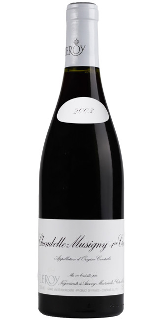Maison Leroy Chambolle-Musigny Premier Cru 2003