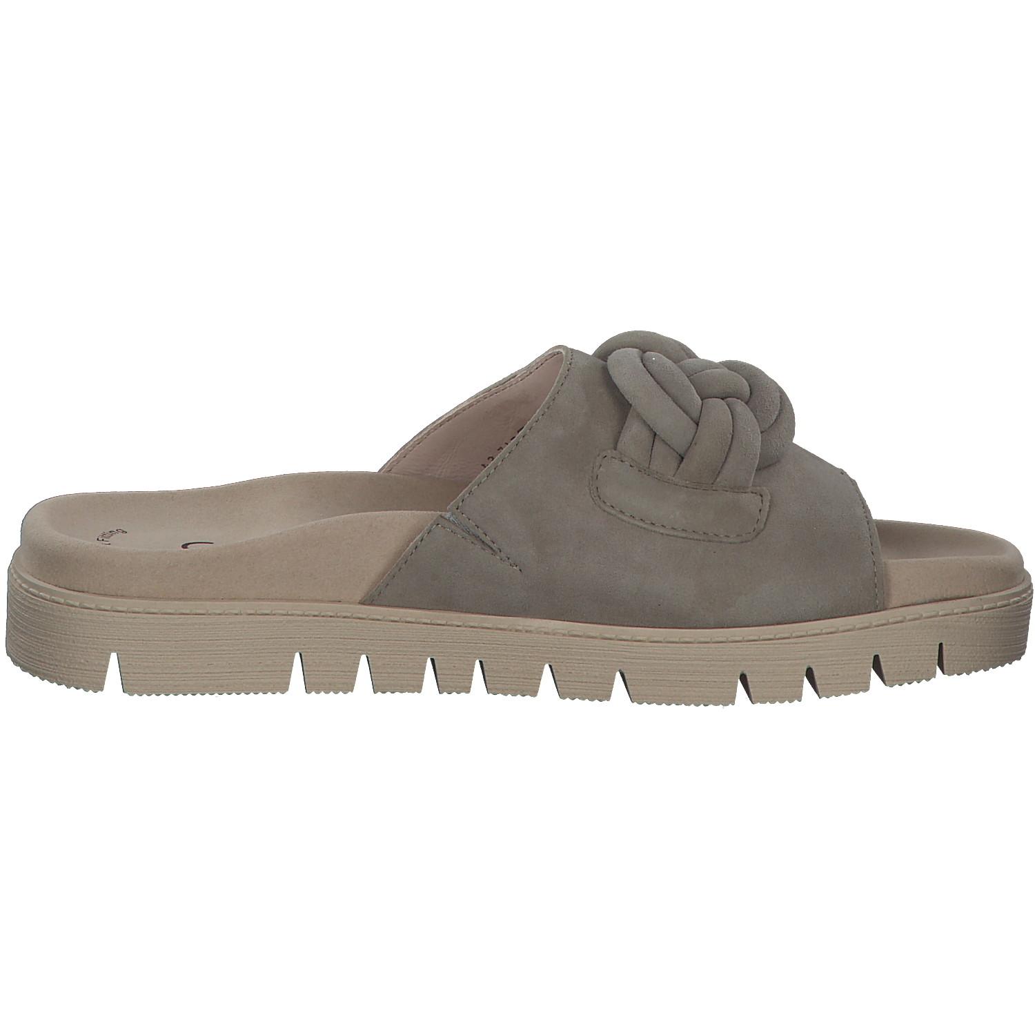 Gabor 43.747, Plateau-Pantoletten, Damen, Beige