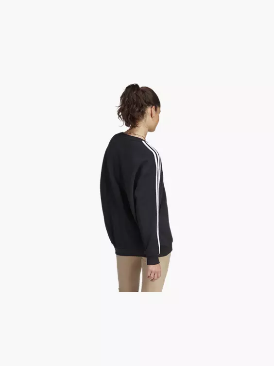 adidas 3 Streifen Fleece Oversized Sweatshirt
