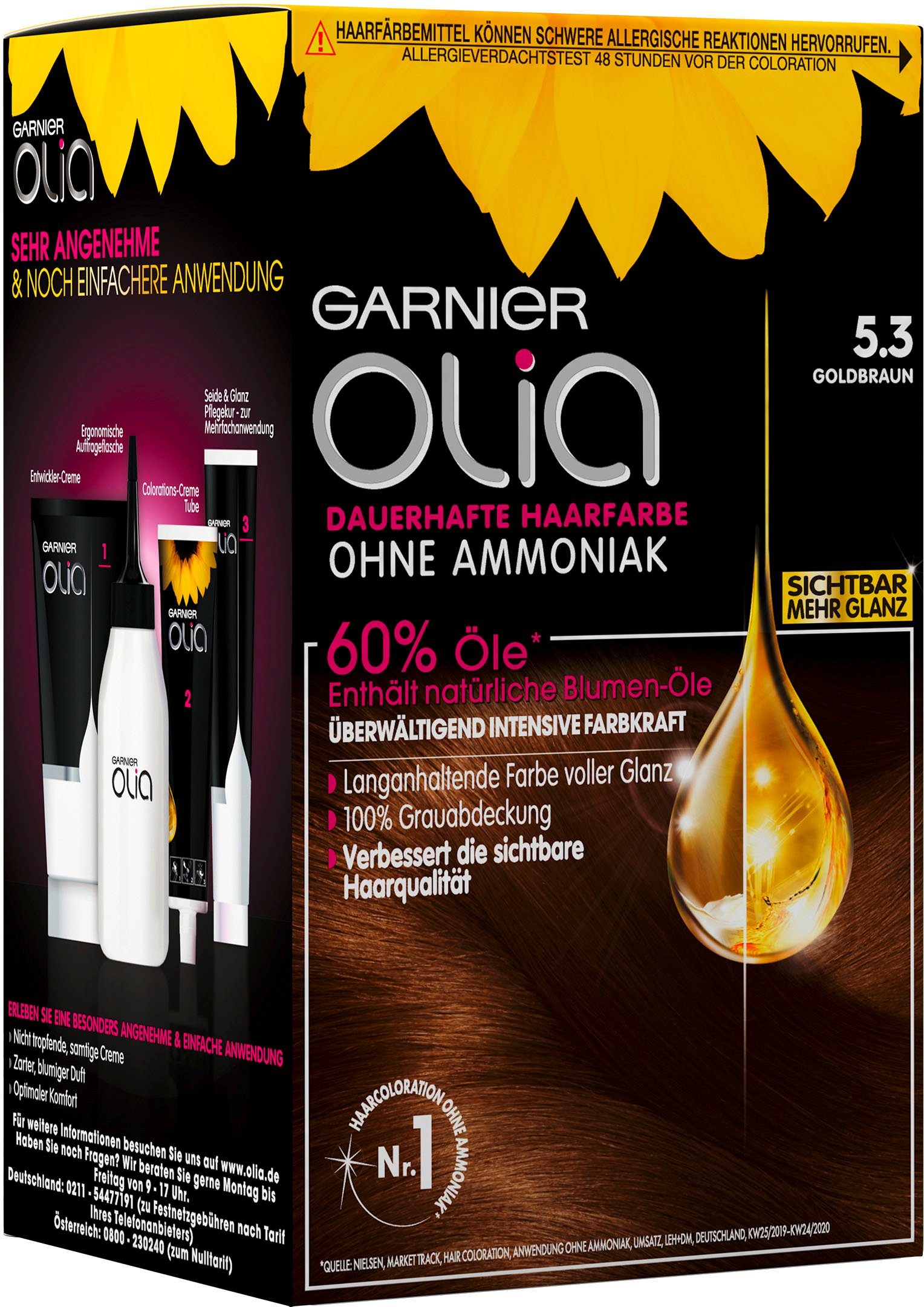 GARNIER Coloration Olia dauerhafte Haarfarbe