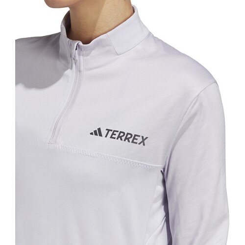 DAMEN SHIRT W MT HALF ZI LS