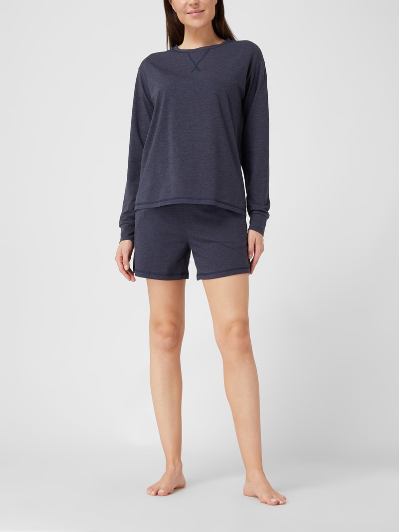 Pyjama-Hose mit Streifenmuster in dunkelblau