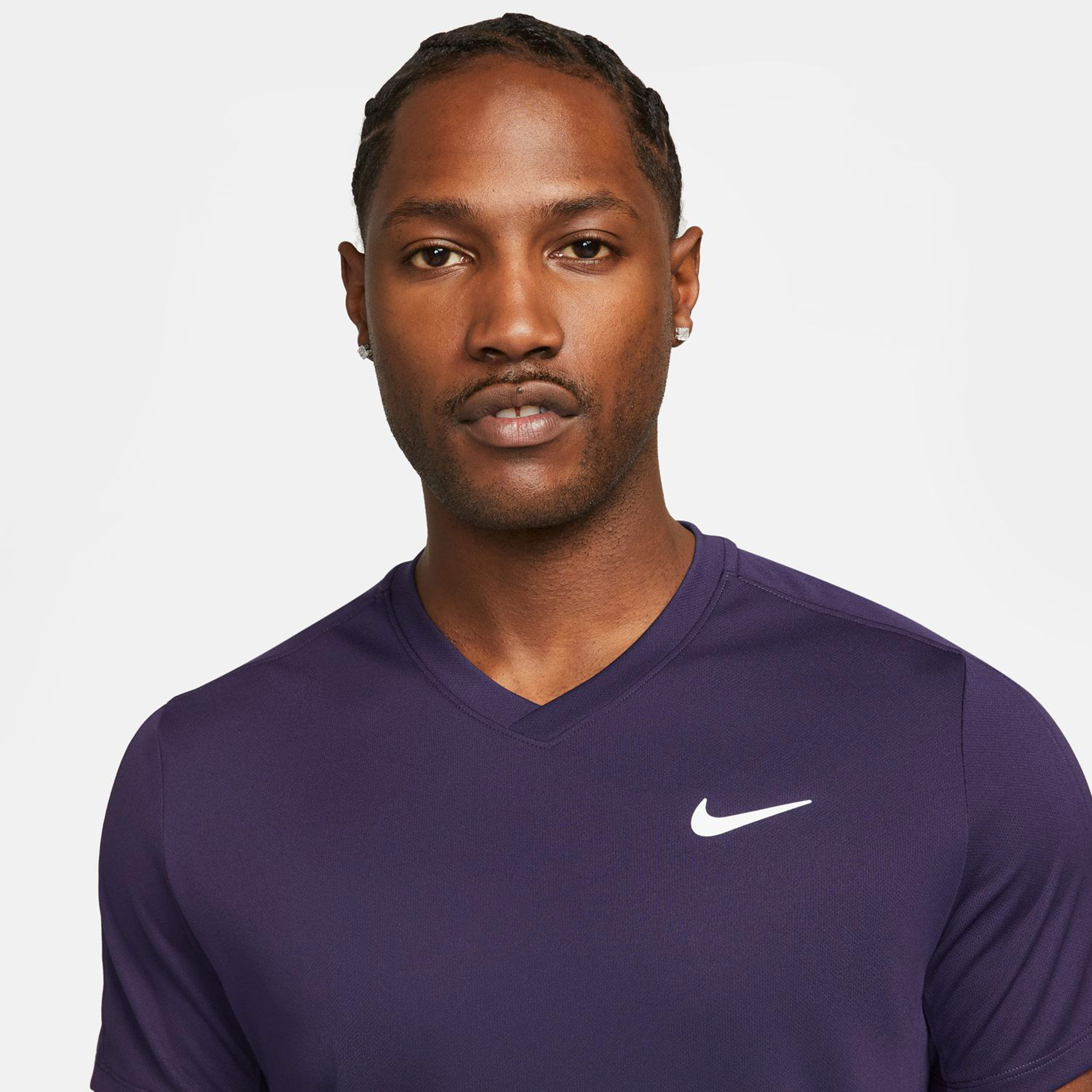 Dri-Fit Court Victory T-Shirt Herren - Lila