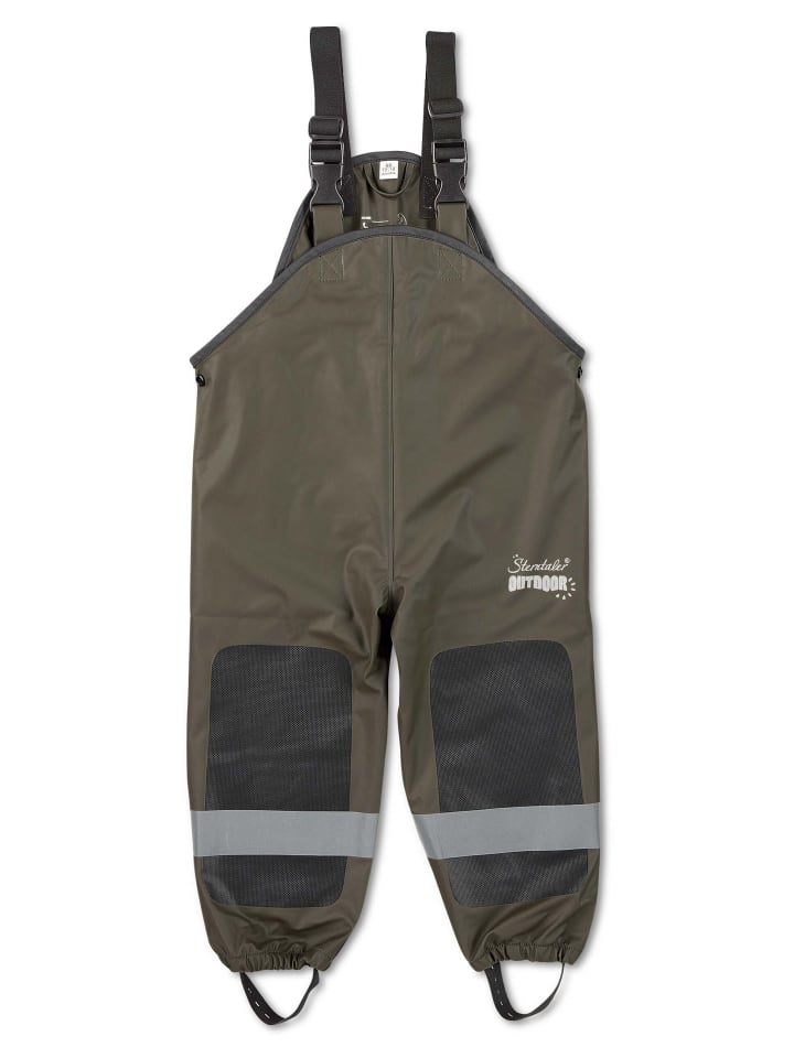 Sterntaler Funktions-Regenhose ungefüttert uni in dunkelgrün günstig kaufen