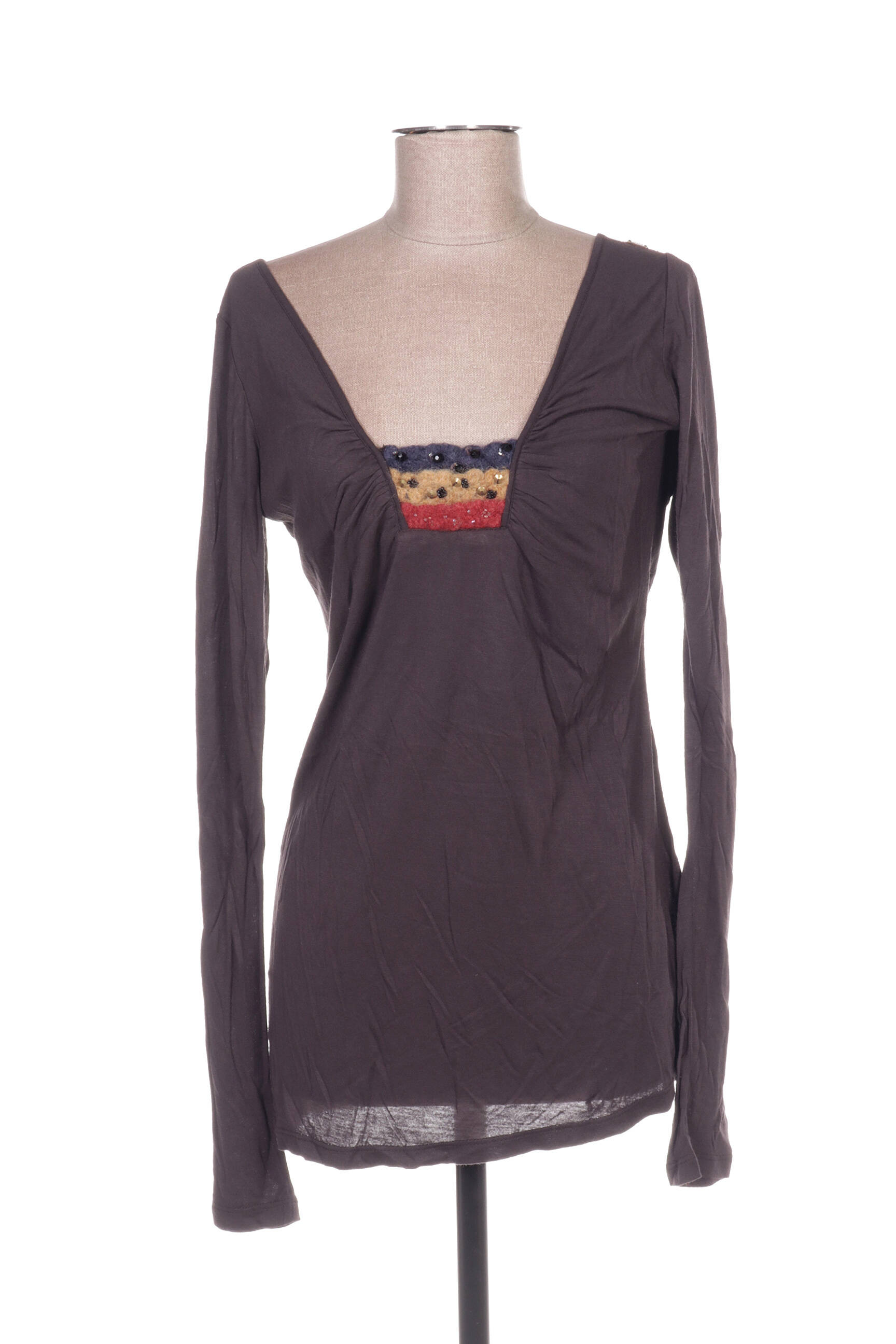 Miss Sixty Tuniquemanchelongue Femme couleur gris