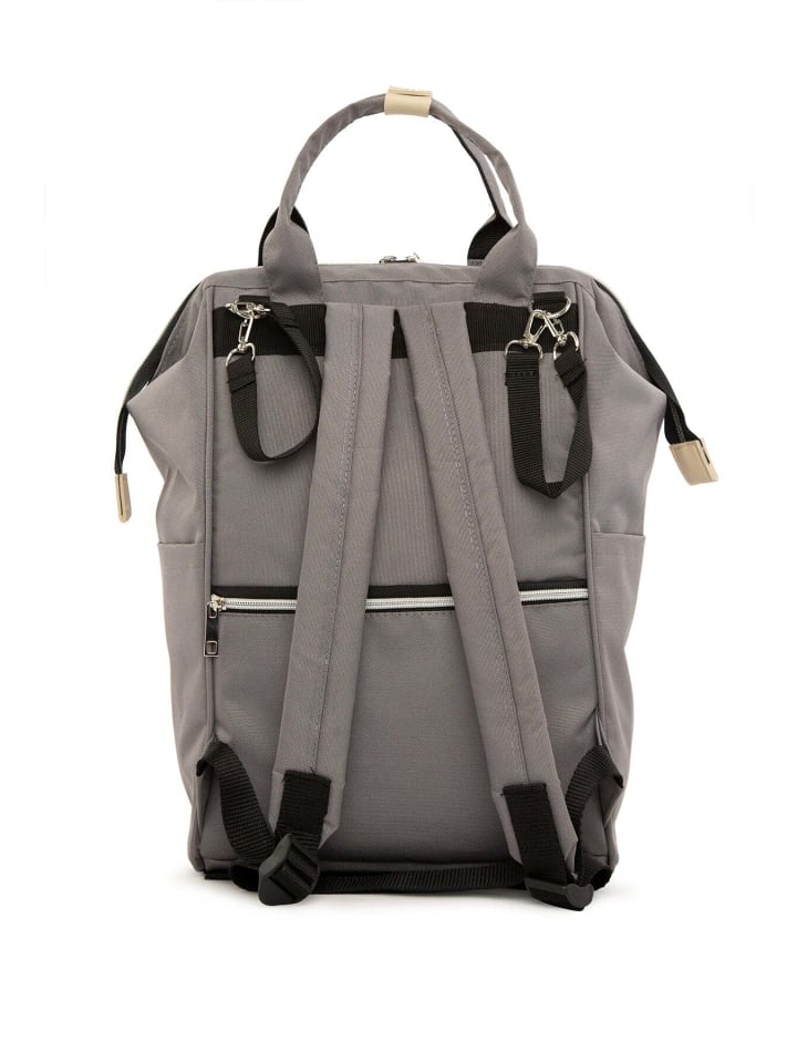 BAGmori Wickeltasche - Schultertasche in Grau günstig kaufen onesize