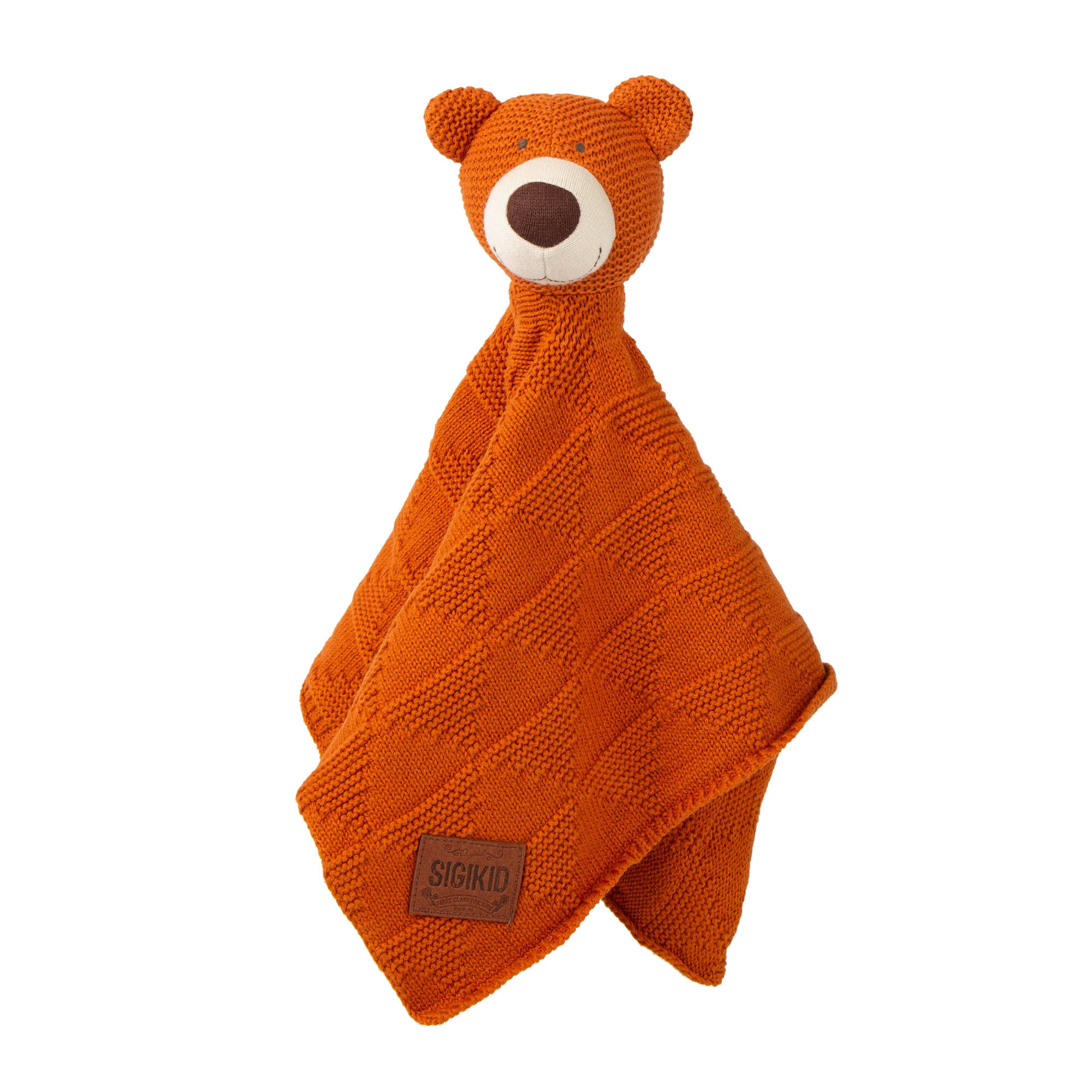 Baby Strick-Schnuffeltuch Bär