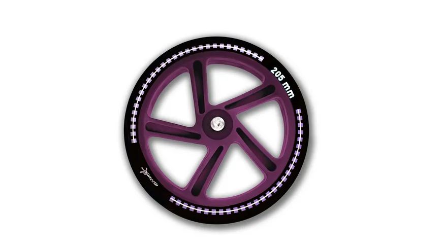Authentic - Muuwmi Scooter schwarz/pink 205mm