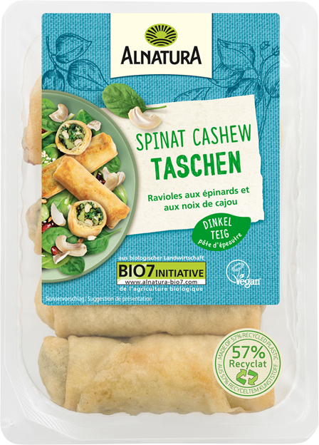 Alnatura Bio Spinat-Cashew Taschen
