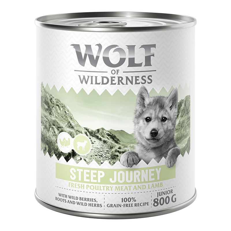 Wolf of Wilderness Junior “Expedition” 6 x 800 g