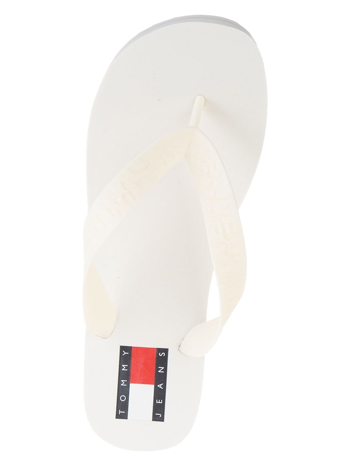 Tommy Hilfiger Shoes Zehentrenner in Creme günstig kaufen 40