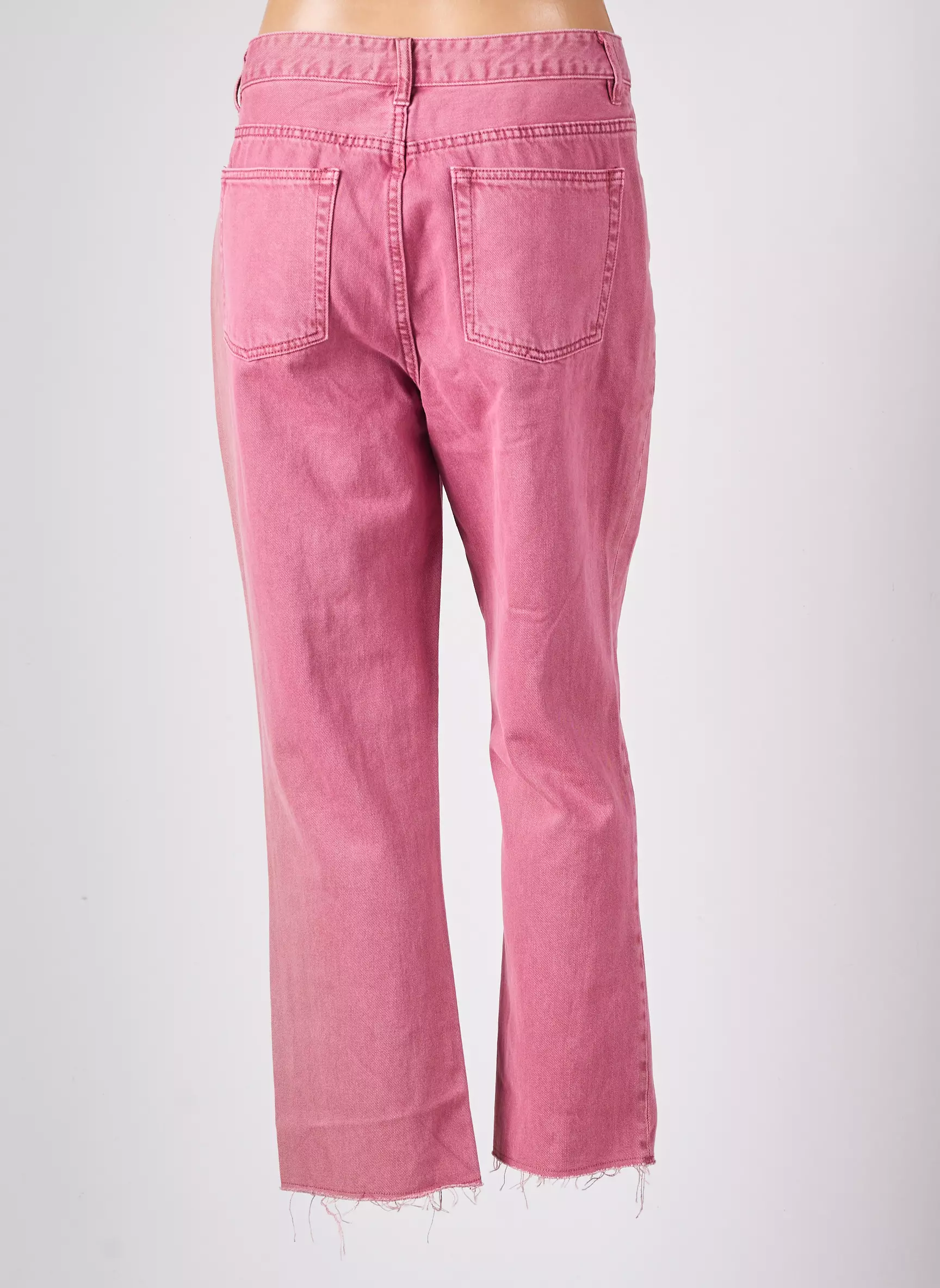 Cache Cache Jeans Coupe Droite Femme couleur rose