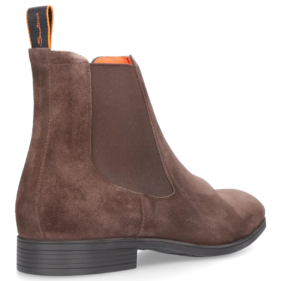 Santoni - Chelsea Boots 13414 Veloursleder - braun