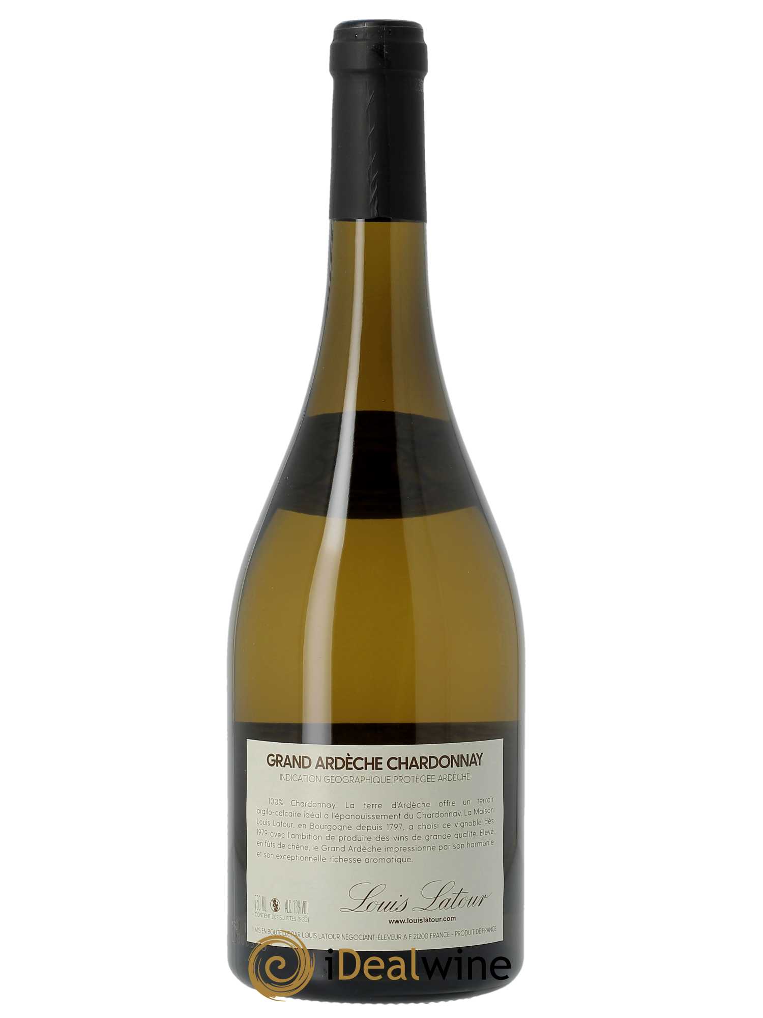 IGP Ardèche Grand Ardèche Chardonnay Louis Latour  2021 - Lot de 1 Bouteille