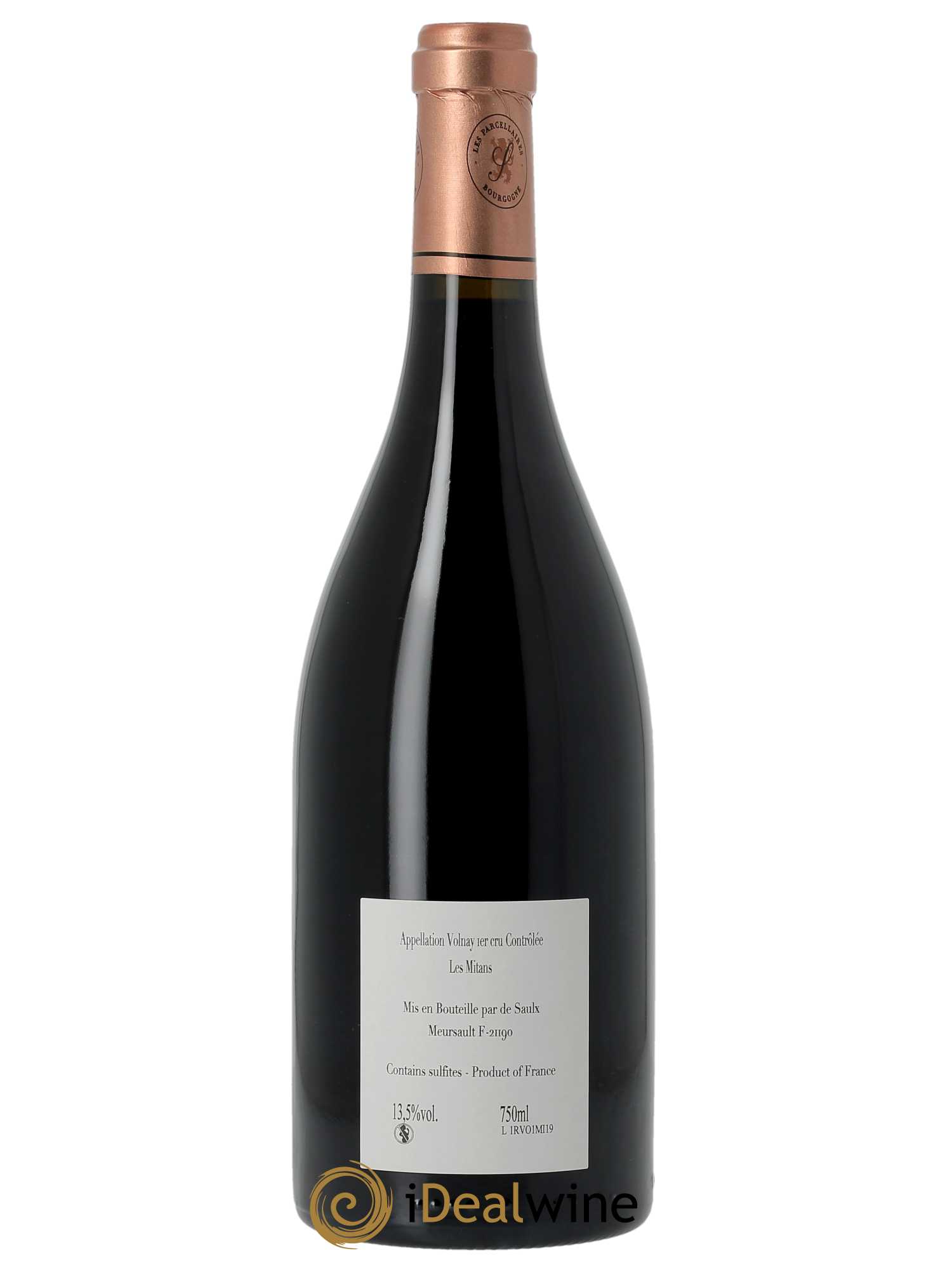 Volnay 1er Cru Les Mitans Les Parcellaires de Saulx  2019 - Lot de 1 Bouteille