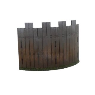 Wooden Palisade Corner
