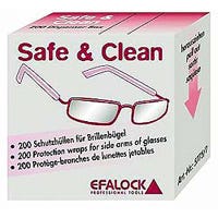 Efalock Brillenbügel-Schutz Box mit 200 Hüllen