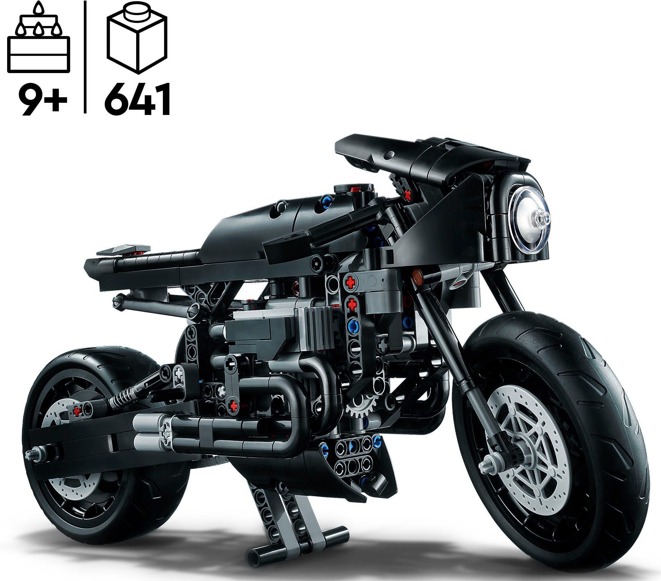 LEGO® Konstruktionsspielsteine THE BATMAN – BATCYCLE (42155), LEGO® Technic, (641 St)
