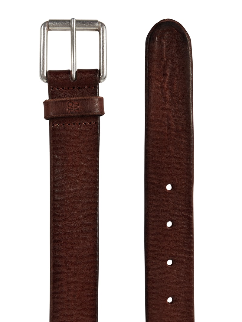 Gürtel aus Leder in cognac