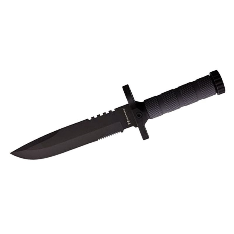 Humvee Next Generation Survival Knife Serrated Black KFXB-01