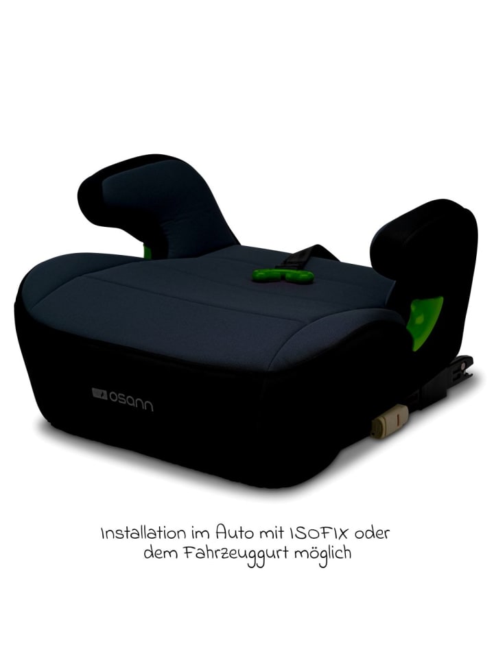 Osann Sitzerhöhung Junior Isofix Gurtfix i-Size ab 7 Jahre in schwarz,grau günstig kaufen onesize