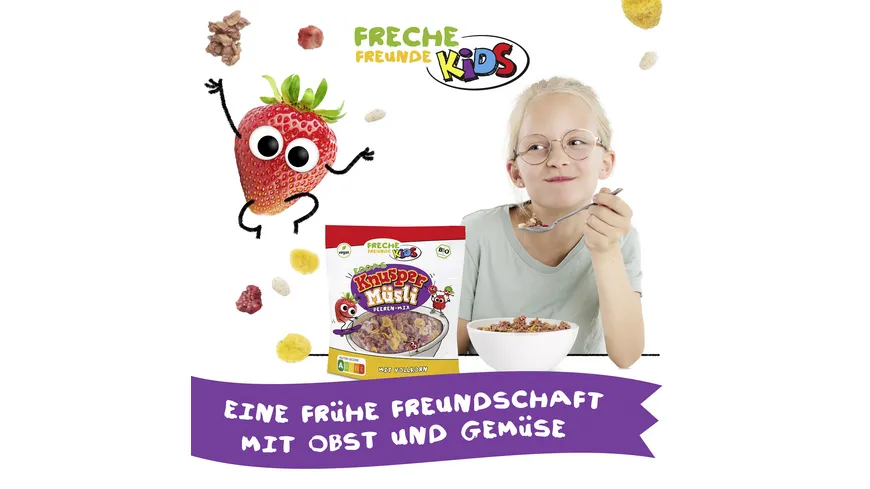 Freche Freunde Bio Eddas Knusper Müsli Beeren-Mix 280 g