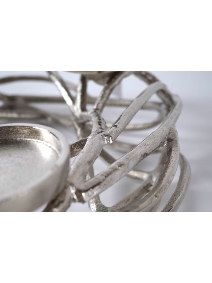 kobolo Adventskranz SILVERSTAR24 in Silber günstig kaufen onesize