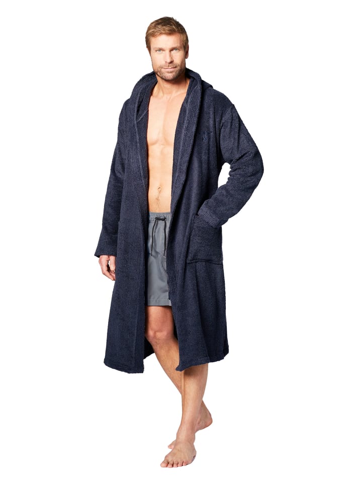 Chiemsee Bademantel Bathrobe Unisex in blau günstig kaufen