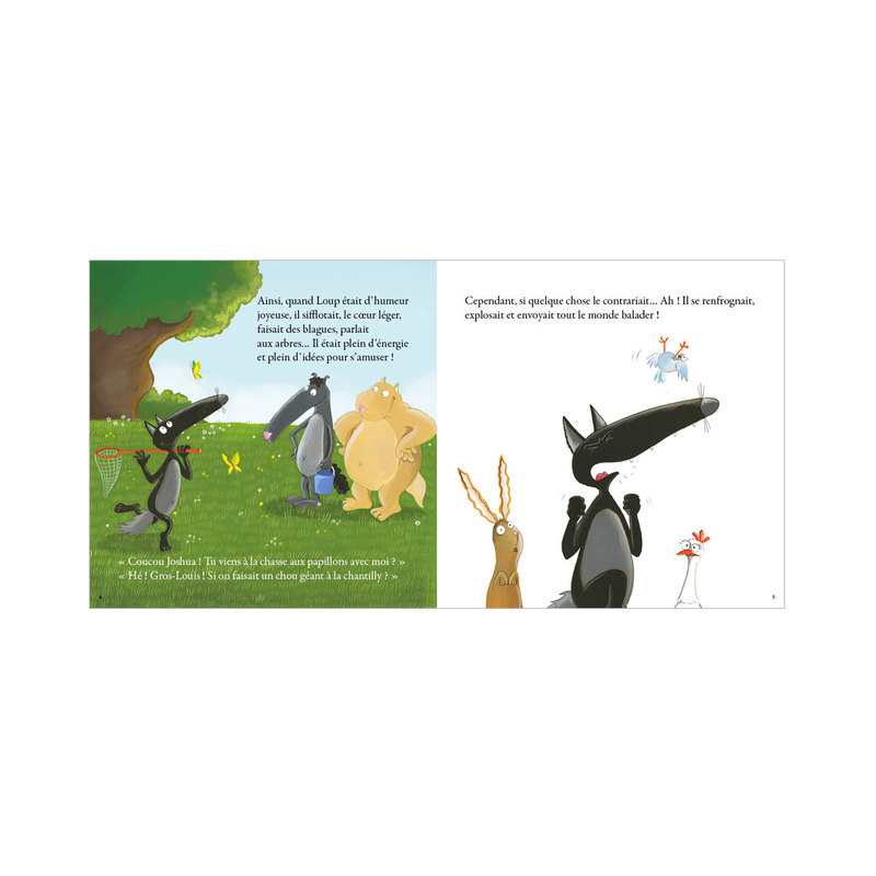Livre Le loup qui apprivoisait ses émotions - Auzou