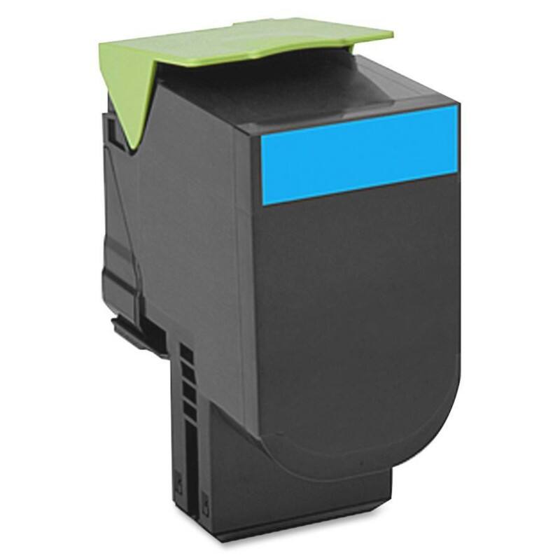 Lexmark 70C0H20 Original Tonerkartusche Cyan