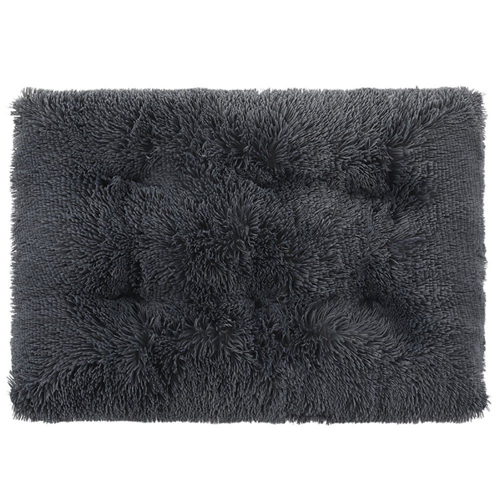 Runxizhou Topflappen Flauschig Hundebett Mittelgroße Hunde, Hundekissen Grosse, Grau S