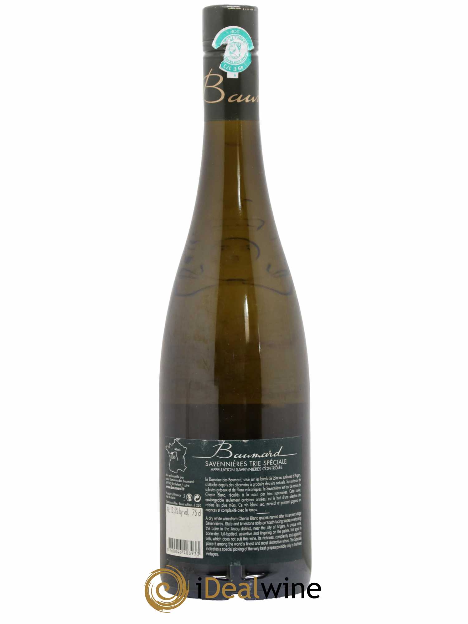 Savennières Trie Spéciale Baumard (Domaine des)  2010 - Lot de 1 Bouteille