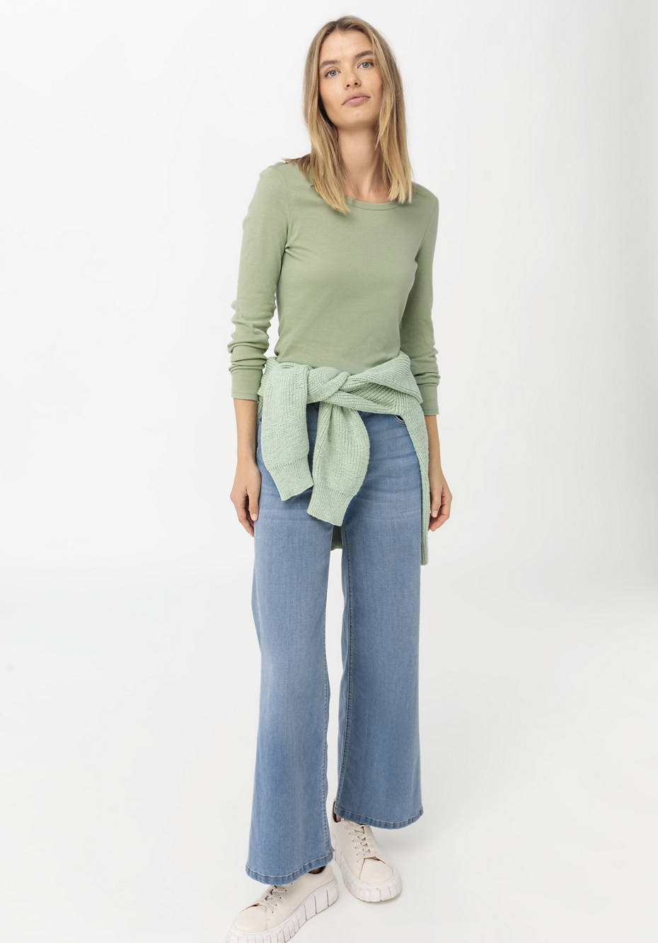 Langarm-Shirt aus reiner Bio-Baumwolle