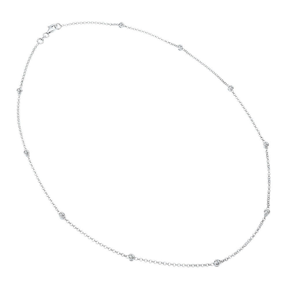 Elli Elli Collier Femmes Solitaire avec Cristal en Argent Sterling 925 collier