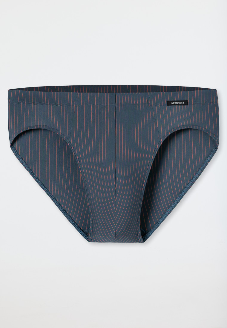 Supermini Micro-Qualität Nadelstreifen jeansblau - Pure Micro
