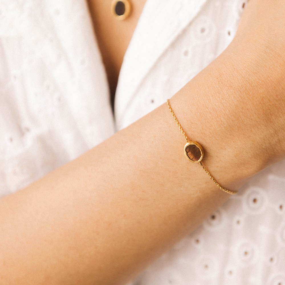my jolie candle Bougie bracelet œil du tigre Bougie