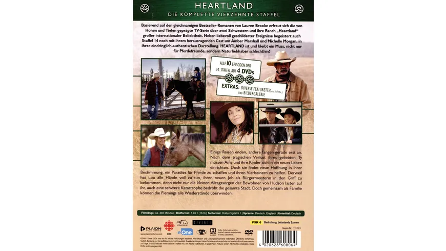 Heartland - Paradies für Pferde - Staffel 14  [4 DVDs]