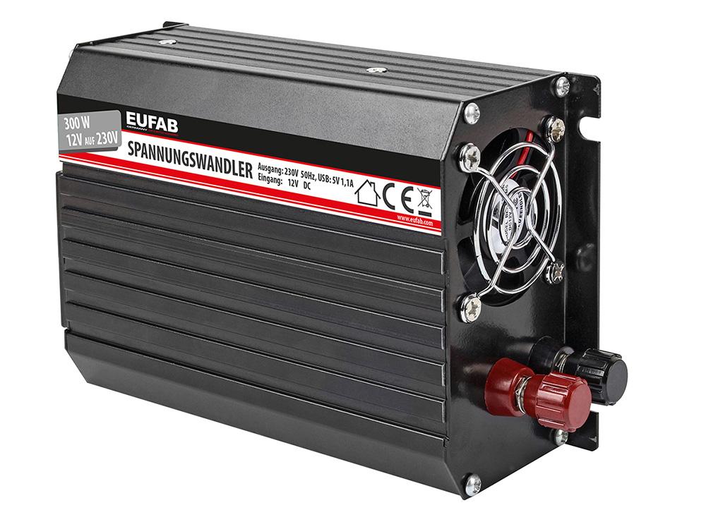 Eufab Spannungswandler 300W 12 auf 230V