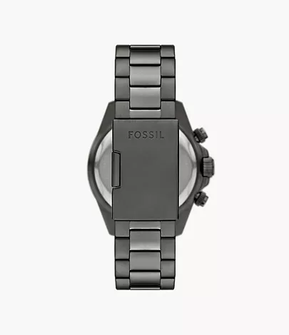 Fossil Outlet Uhr Autocross Multifunktionswerk Edelstahl rauchgrau