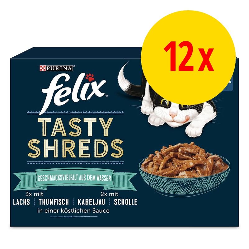 Felix Tasty Shreds 12 x 80 g zu TOP-Preisen